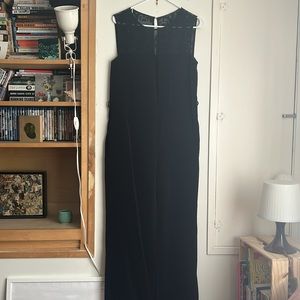 Zara jumpsuit black sleeveless